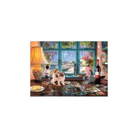 Puzzle birou cu piese de puzzle 1000 piese
